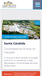 Mobile Screenshot of pisciculturasantacandida.com.br
