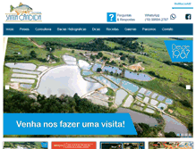 Tablet Screenshot of pisciculturasantacandida.com.br